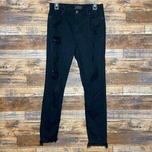 Lucky Brand Jean | Stretch | Size 10 | Black | Distressed